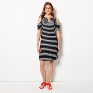 Black/White Striped Dress